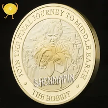 The Lord of the Rings Movie Commemorative Coin The Hobbit An Unexpected Journey The Battle of Five Armies Coins Collectibles martin marais the battle of paardeberg lord roberts gambit