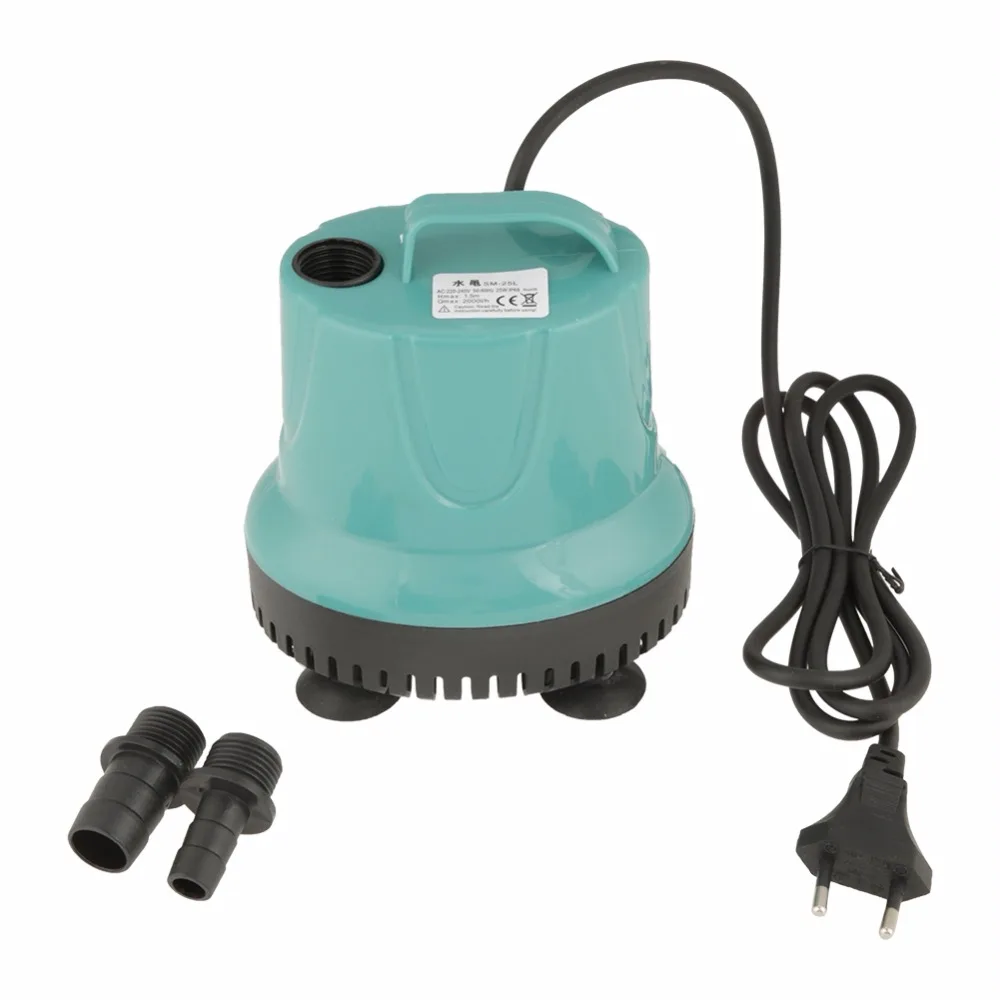 AC 220-240V pompe a водяной насос 2000L/H для аквариума, погружной насос для фонтана, статуи, пруда для рыб, pompa