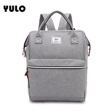 

YULO Men Backpack Casual Canvas Bag Computer Backpack Student Leisure Shoulder Bags Teenager Backpack School Mochila Rucksack