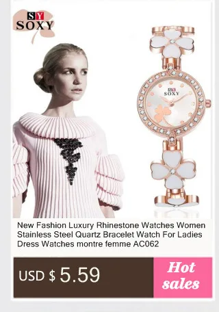 Новые модные роскошные часы со стразами женские кварцевые часы-браслет из нержавеющей стали для женского платья montre femme AC062