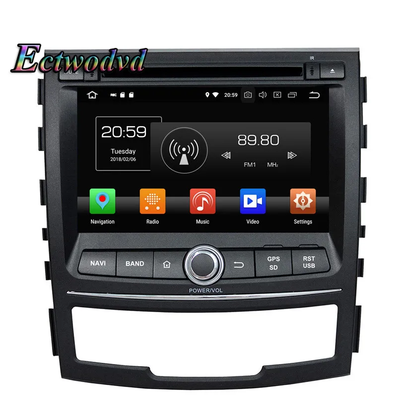 

Ectwodvd Octa Core 4G Android 8.0/Quad Core Android 8.1 Car Multimedia DVD Player For SsangYong Korando 2010 2011 2012 2013