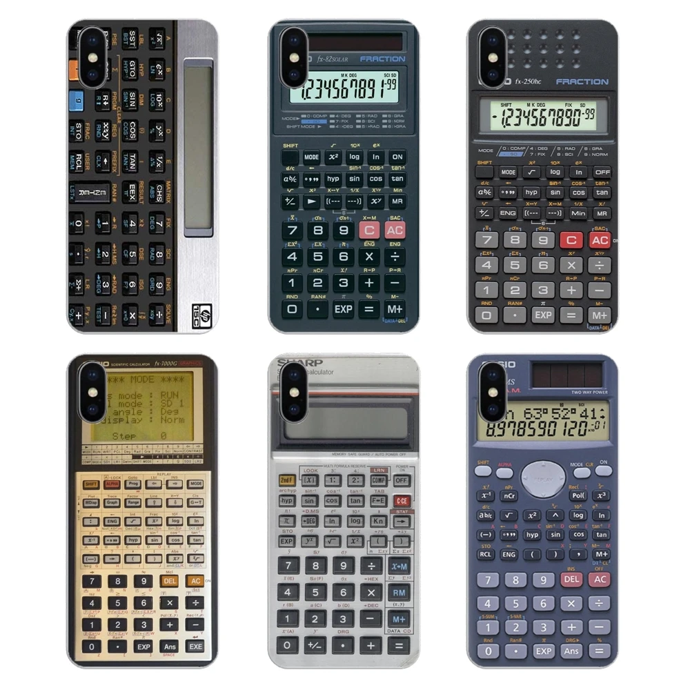 

For Xiaomi Redmi 4X S2 3S Note 3 4 5 6 6A Por Pocophone F1 Mi 6 Silicone Phone Skin Cover Retro Classic Calculator Number Luxury