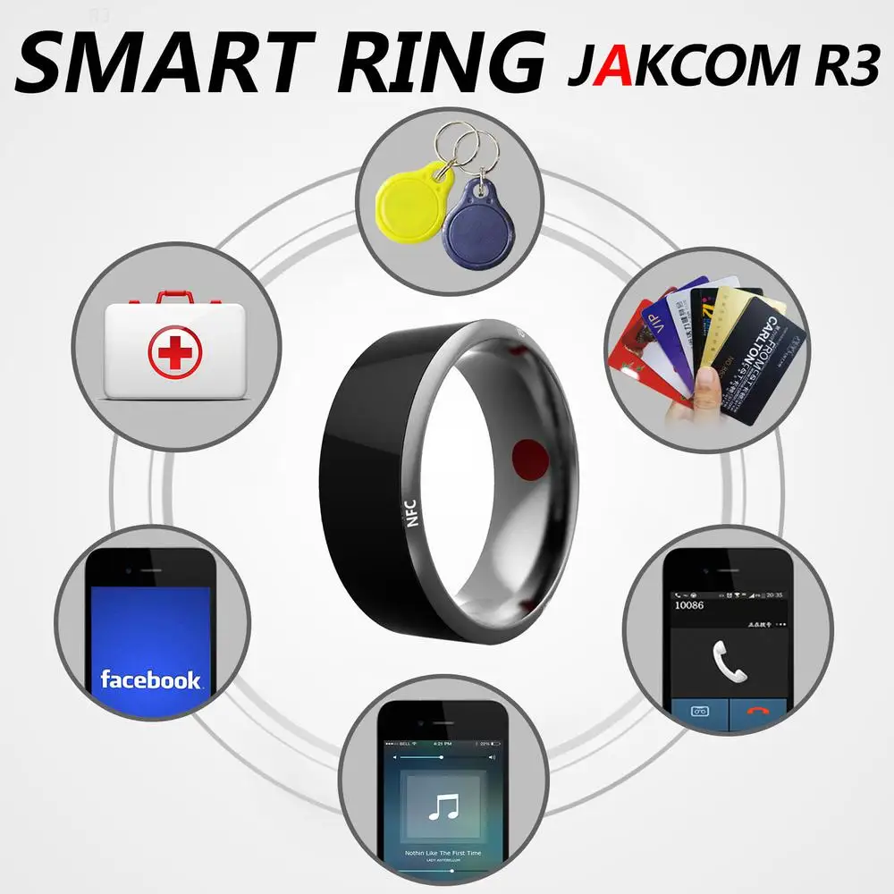 

JAKCOM R3 Smart Ring Hot sale in Access Control Card as tk4100 zelda breath of the wild rfid duplicator