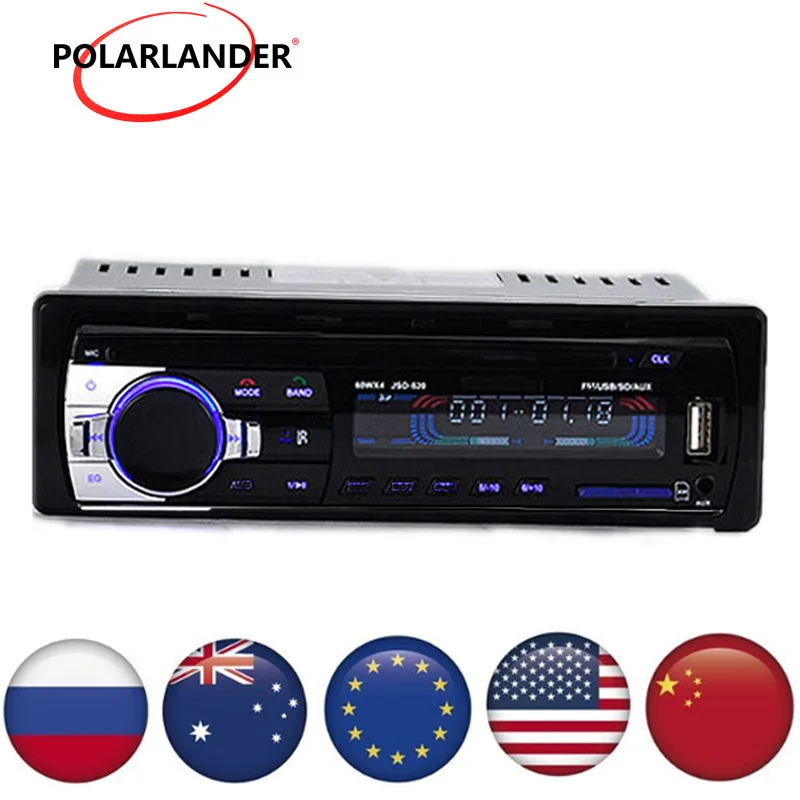 

Europe Shipping Fast Delivery Car Radio Bluetooth Auto Car Audio Stereo Bluetooth Player Phone AUX-IN MP3 FM USB 1 Din remote12V