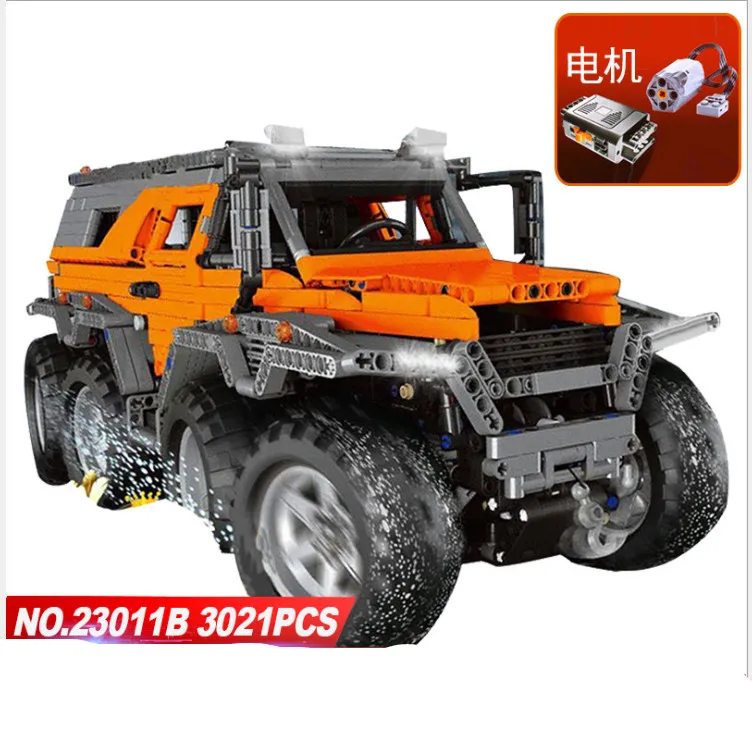 

Lepin 23011B 3021Pcs Technic Series Off-road vehicle Diy Model Building Kits Block Educational Bricks Compatible Toys Gift
