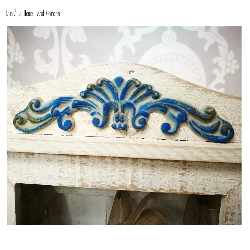 shabby chic handmade wooden wall decorative hanging key holder box (3)