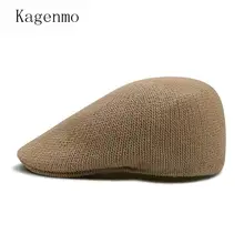 Kagenmo Лето Гольф Беретки для женщин однотонные сетчатые Защита от Солнца шляпа короткий козырек из дышащего материала Защита от солнца летом экран берет 10 шт