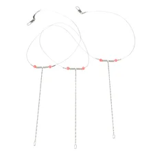 17 см Длина 6 поворотный Строка Хук анти-обмотки Для рыбалки практические Сталь Рыбалка буровые установки Лидер провода Рыбалка строка Крючки