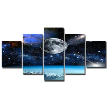 

Artryst Endless Space Posters Prints Abstract Star Wall Art Pictures for living Home Decor Canvas painting decoration WY079