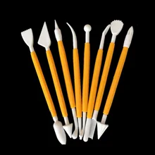 8 шт./компл. пирог из резного инструменты taart аксессуары fondant(сахарная) Торт Сахар скульптурная группа формирование выпечки DIY формы торт украшения инструменты