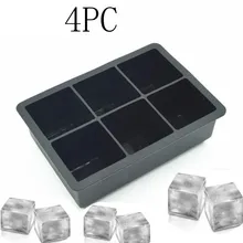 Кухонные принадлежности, 4 шт., вечерние, специальные кубики льда, креативный, бытовой, пищевой, Силиконовый поднос для льда