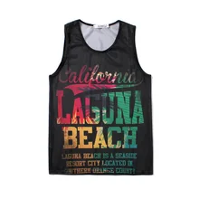 Новинка года, летняя футболка с 3D принтом, дышащий жилет без рукавов, одежда для бодибилдинга, модные повседневные топы на бретелях