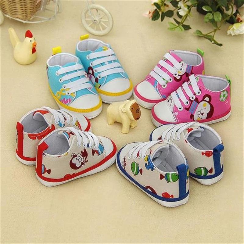 Бандаж с принтом животных для малышей; Тканевая обувь для новорожденных; Мокасины bebek ayakkabi l10192