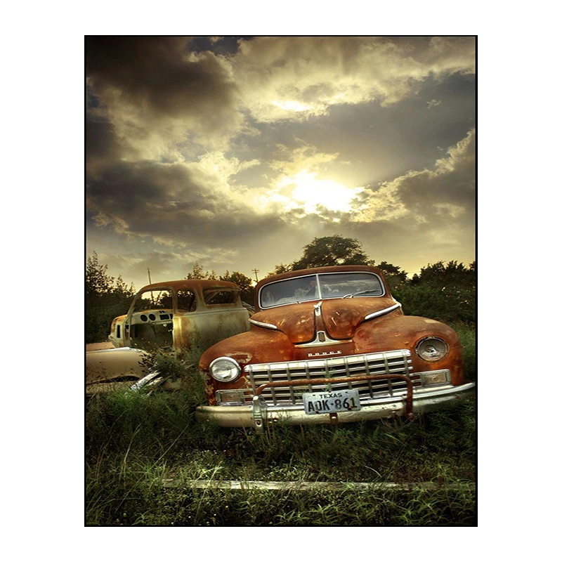 Full SquareRound Diamond 5D DIY Diamond Painting Embroidery Cross-stitch Car Rhinestone Mosaic Painting Crafts Decor Home WH