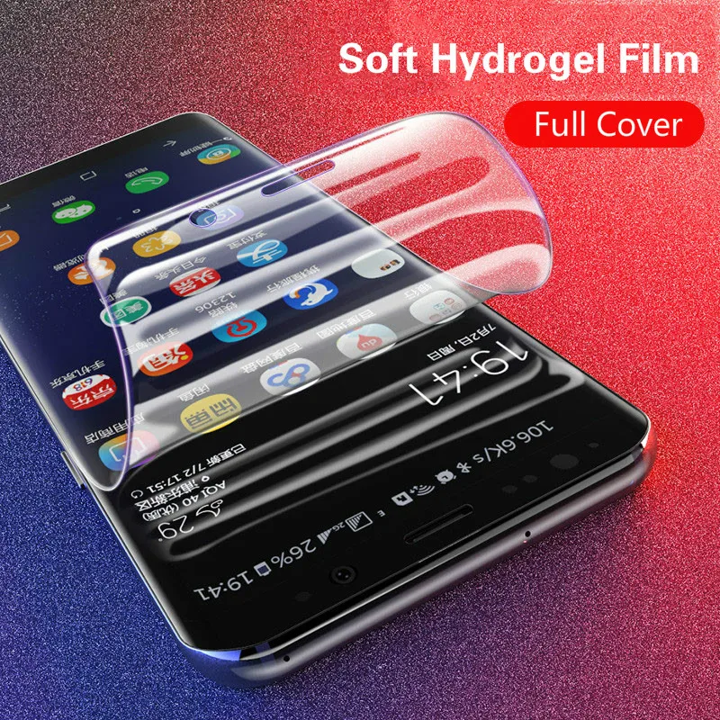 

Full Cover Soft Hydrogel Film For Samsung Galaxy Note 9 8 Screen Protector Film For Samsung Galaxy S9 S8 Plus Protective Film