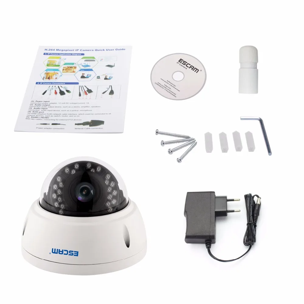Escam QD420 Outdoor IP66 Waterproof CCTV Surveillance Wifi IP Camera 4MP Onvif P2P IR Night Vision Wireless Security Dome Camera Escam QD420 Outdoor IP66 Waterproof CCTV Surveillance Wifi IP Camera 4MP Onvif P2P IR Night Vision Wireless Security Dome Camera
