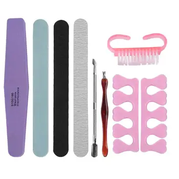 

8Pcs Professional Nail Art Manicure Pedicure Tool Set Cleaning Buffer Nail Sanding Sponge Files Buffer Polish Pedicure Tools