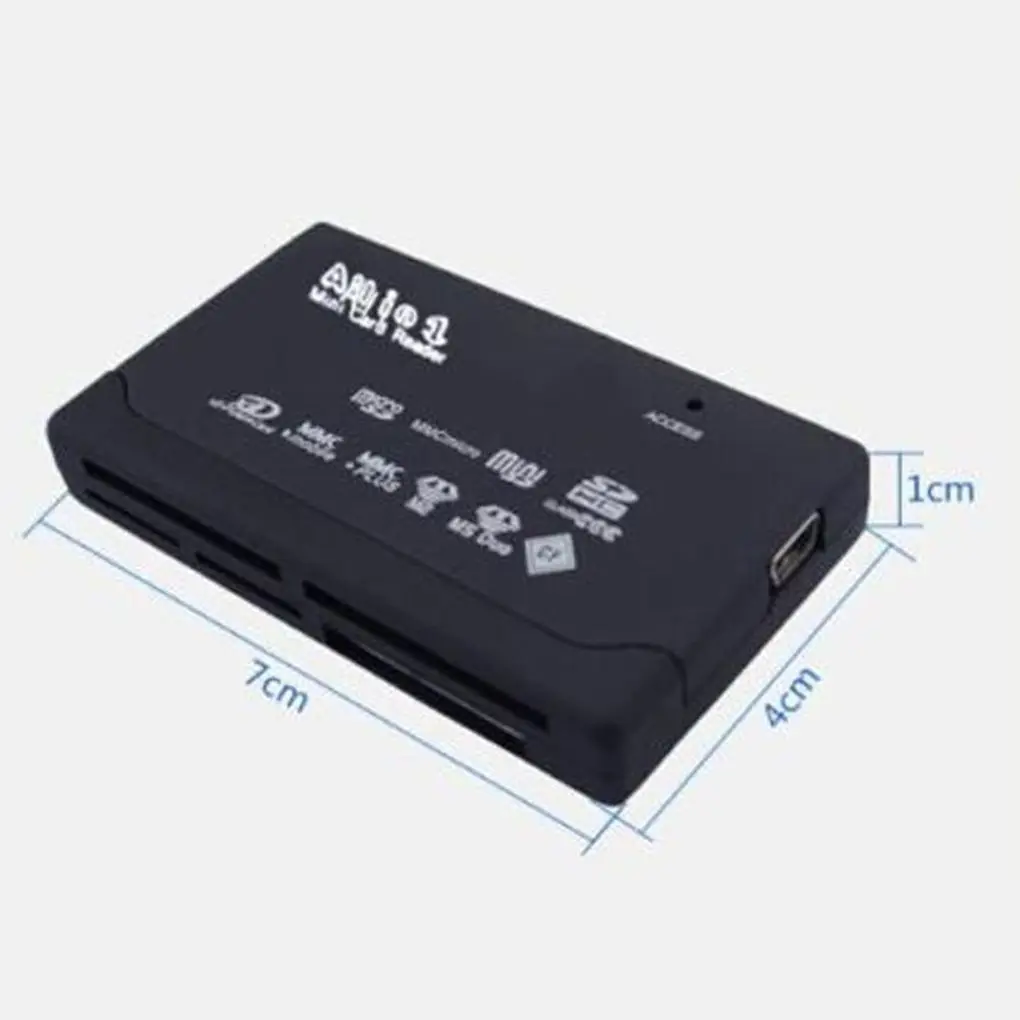 Все в одном кардридер USB 2 0 SD адаптер Поддержка TF CF Mini SDHC MMC MS XD|Картридеры| |