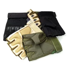 CNIKESIN New 4 Colors Tactical Gloves Men/Women Half Finger Gloves Bicycle Gloves Fit Climbing Antiskid Sports Training Mittens