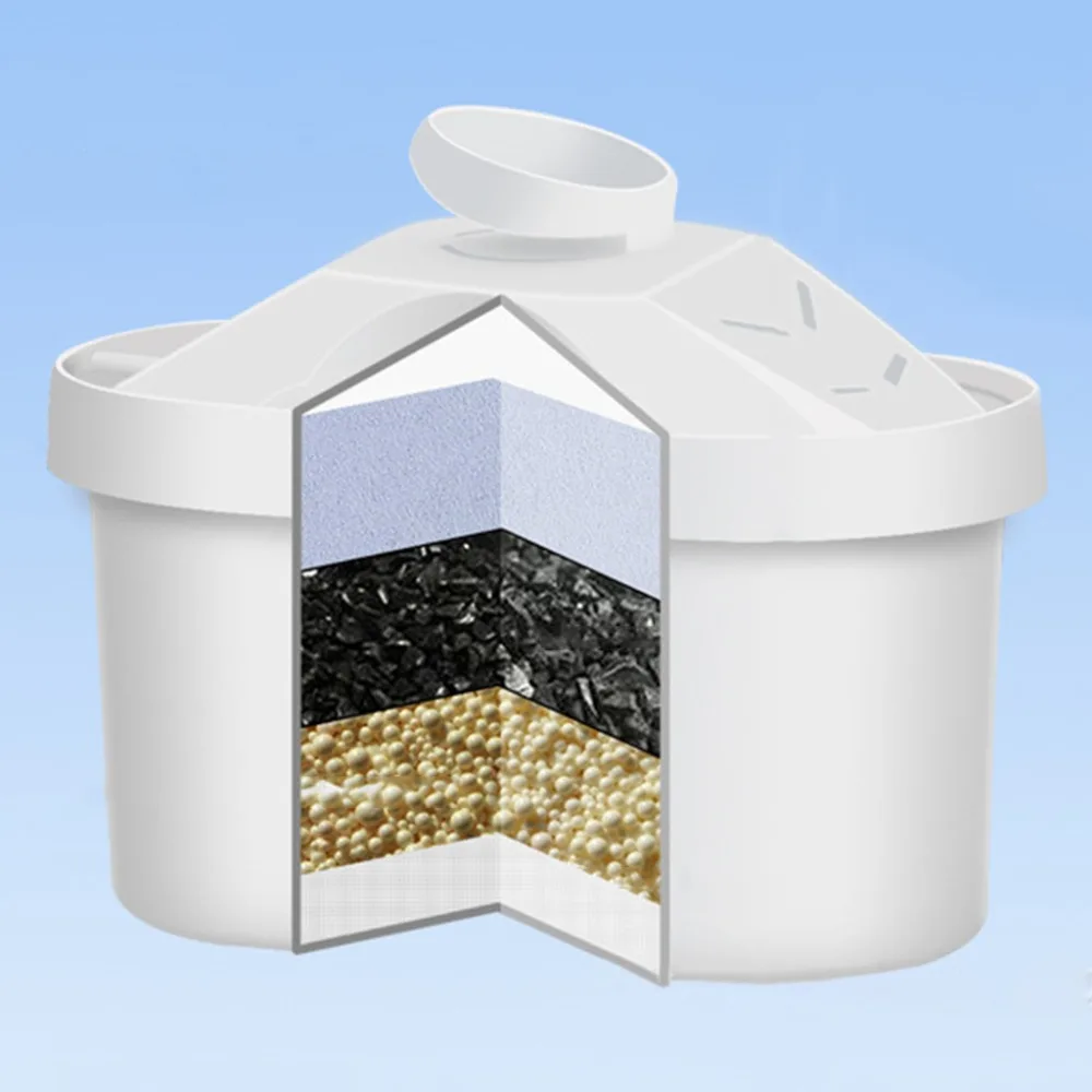 1 шт. бытовой фильтр для воды Сменные картриджи Активированный очиститель углерода кувшин