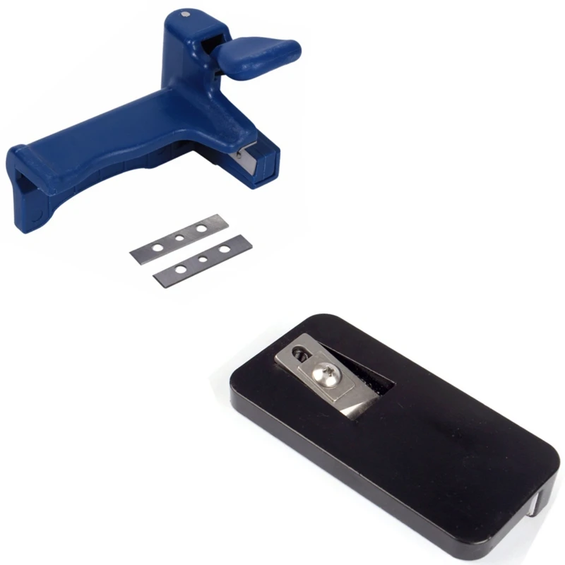 

2Pcs Manual Wood Edge Trimmer Edge Banding Trimming Tool Head And Tail Trimmer Cabinet Making Woodworking