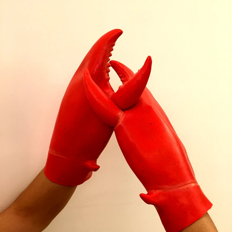 Claws Gloves Cartoon Latex big Crab Claws Cosplay Halloween Golves