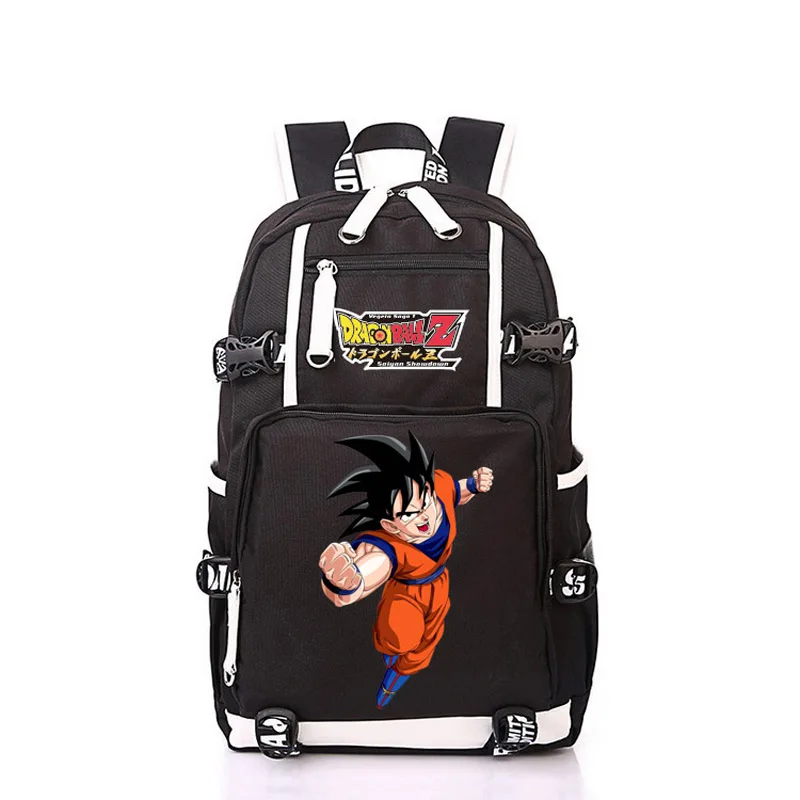 Japan Anime Dragon Ball Z Son Goku Women Men Backpack Mochila Schoolbag
