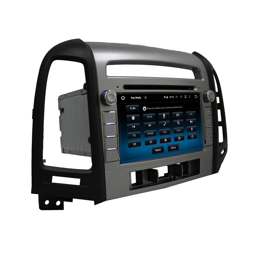 Cheap 8 Core 64GB rom Android 9.0 Navirider Car radio screen GPS Navigation for HYUNDAI Santa Fe IX45 06-11 bluetooth video Player 3