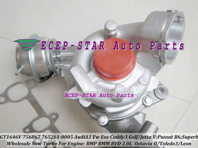 GT1646V 756867 765261 756867-0003 765261-0005 Turbo Turbocharger For AUDI A3 VW Golf Jetta Passat B6 Superb Octavia 2 Toledo 3 Leon BMP BMM BVD 2.0L TDI (6)