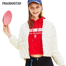 Леди Винтаж модные тонкие однотонные Цвет короткие Подпушка куртка осень-зима Новинка; для женщин повседневные свободные элегантный дизайн куртки наивысшего качества Q66