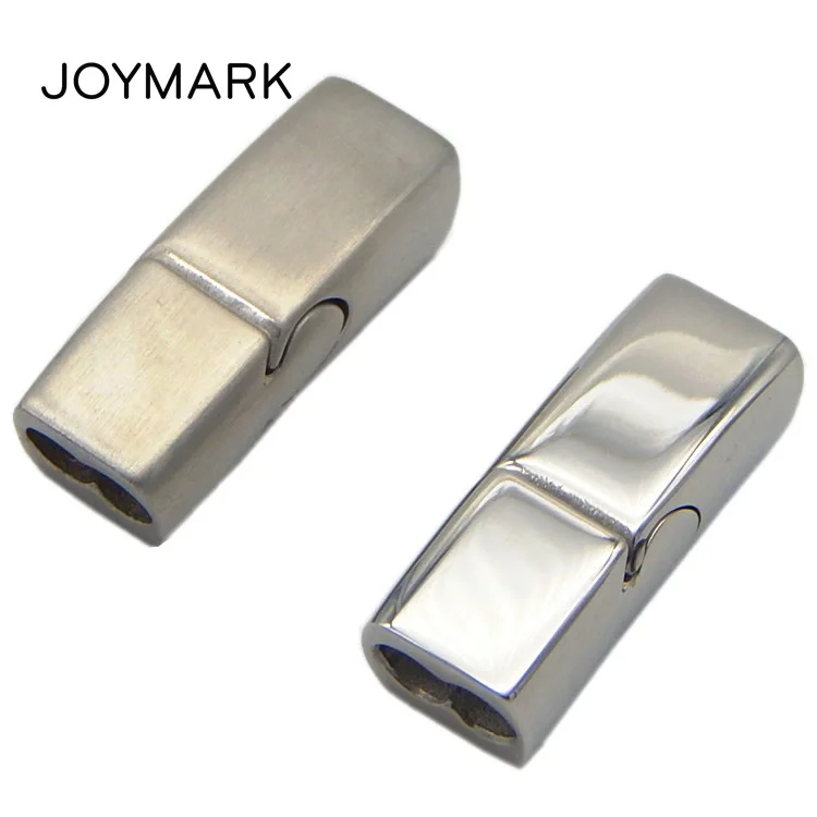 3mm 4mm Double Hole 316L Stainless Steel Slide Lock Clasps For