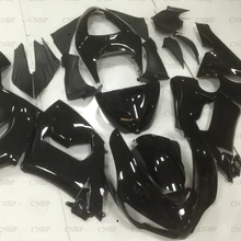 Ниндзя ZX-6r 2005-2006 тела Наборы 636 ZX-6r 06 Пластик Обтекатели ZX6r 636 2005 черный обтекатели