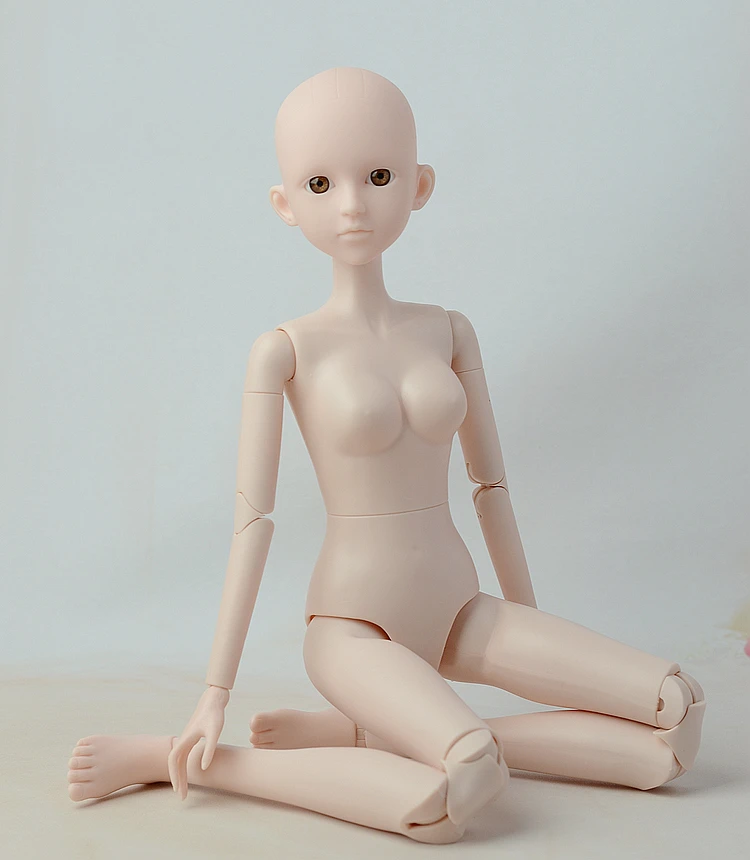 1/4 BJD обнаженные куклы с 3D глазами подвижные суставы тела DIY голова тела куклы аксессуары
