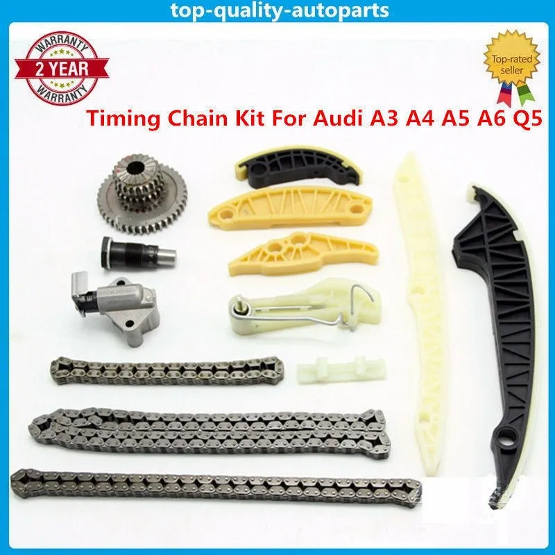 AP03 Timing Chain Kit (13 PCS)For Audi A3 A4 A5 A6 Q5 TT Allroad/VW Beetle EOS GTI Jetta Passat