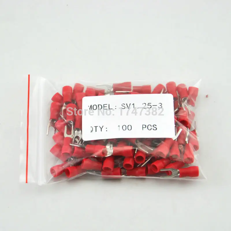 bleu 8 10/ AWG Sv5.5 Suyep connecteur de fil isol/é Fork Bornes 12
