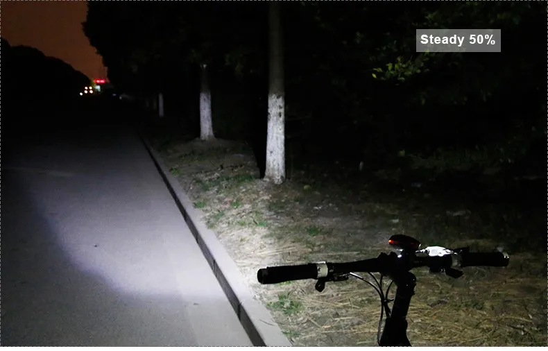 Top Deemount Bike Light Waterproof Bicycle Head LED Flashlight With Bell Multifunction Cycle Lamp MTB Cycling Light Bike Accessories 10