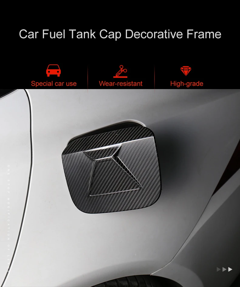 QHCP наклейка из углеродного волокна для автомобиля крышка топливного бака черная крышка для масляного газа рамка внешняя отделка Подходит для Lexus IS300 200T 250 2013