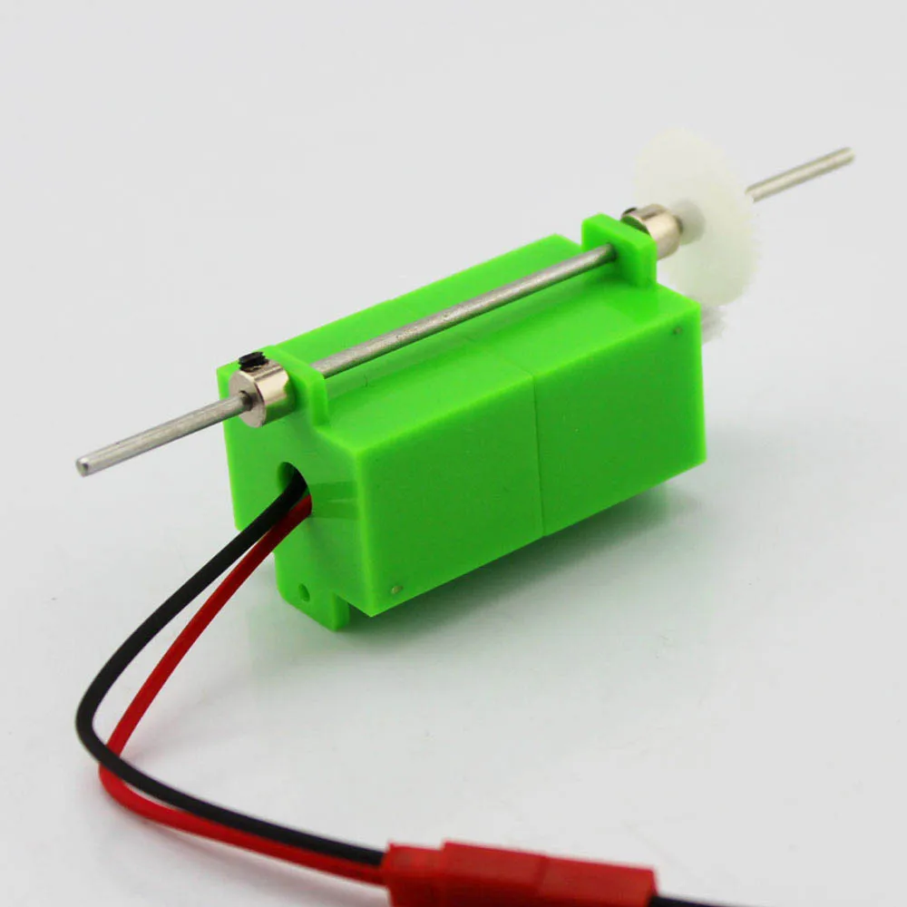 Groene Doos 180 Reducer, 180 Gear Motor 3-7V Diy Model Auto Versnelling Reductie Frame Micro Gear Motor Reducer, Dubbele As