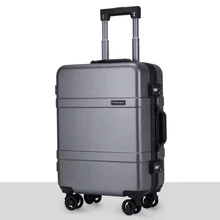 Мужской Модернизированный алюминиевый каркасный чемодан PC Спиннер для переноски багажа Hardshell, 20 22 24 26 дюймов чемодан на колесиках