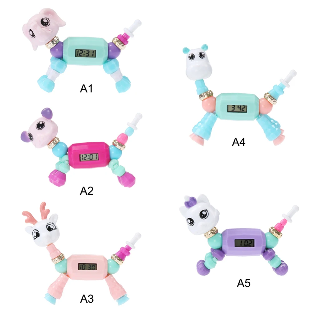 

2019 Twist Bracelet Magic Bracelet Animal DIY Unicorn Cats hippo fox magical pet Charms Watch necklace Pet backpack For Kids Toy