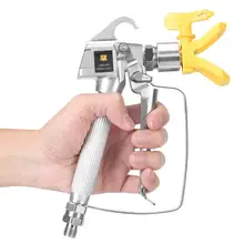 Walспереди высокое давление 3600psi воздуха меньше краски пистолет-распылитель с соплом и держателем краски пистолет-распылитель алюминиевый сплав ковка