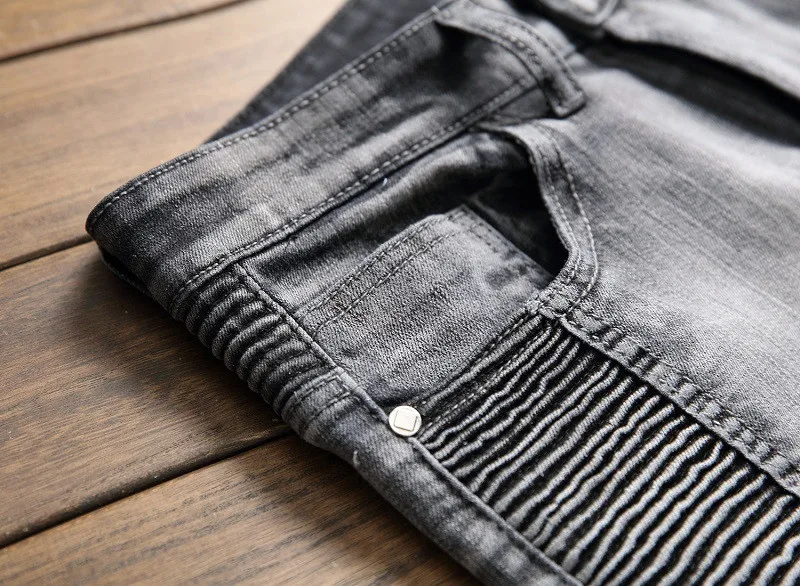 2018 осенние и зимние новые джинсы мужские модные старые прямые ретро джинсы мужские джинсовые брюки больше размеров 29-38 40 42
