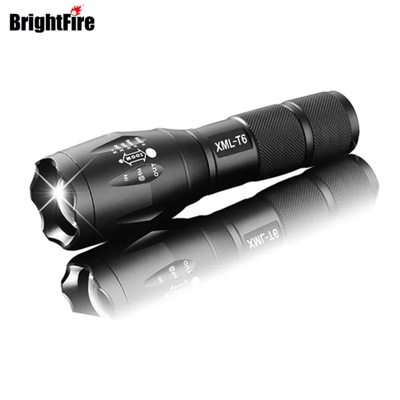 

Professional 3800LM XML-T6 LED Flashlight High quality 5 Modes Zoomable lanterna Torch Lighting