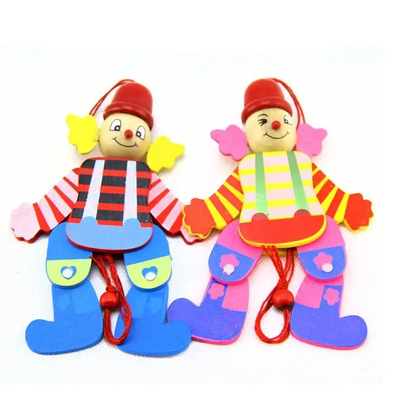 5pcs children wooden puppet toys/ Kids baby shadow puppet