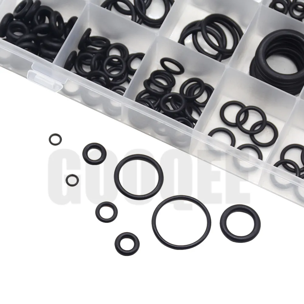 Different Size 225pc Assortment Rubber O-Ring Kit Set