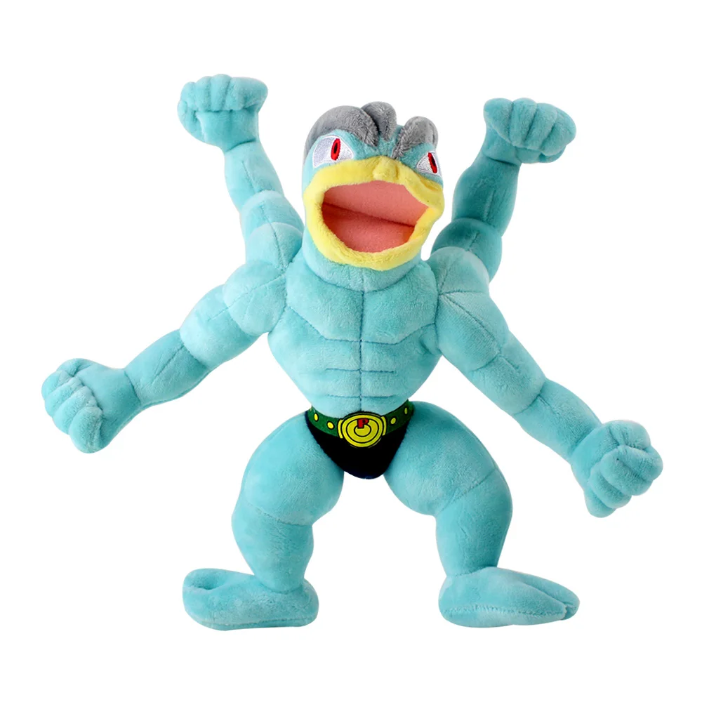 

27cm Machamp Cartoon Plush Dolls Soft Stuffed Toys For Birthday Gift