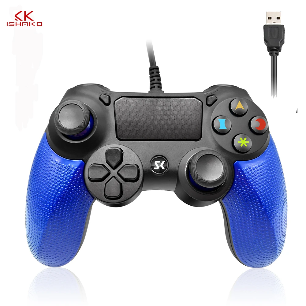 Проводной USB контроллер для PS4 геймпад с несколькими джойстиками и вибрирующей