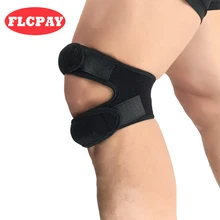 1 шт., регулируемый наколенник, лента на сухожилие, наколенники для поддержки колена, защитные накладки, спортивные, Safrty Fit, фитнес-наколенники для бега