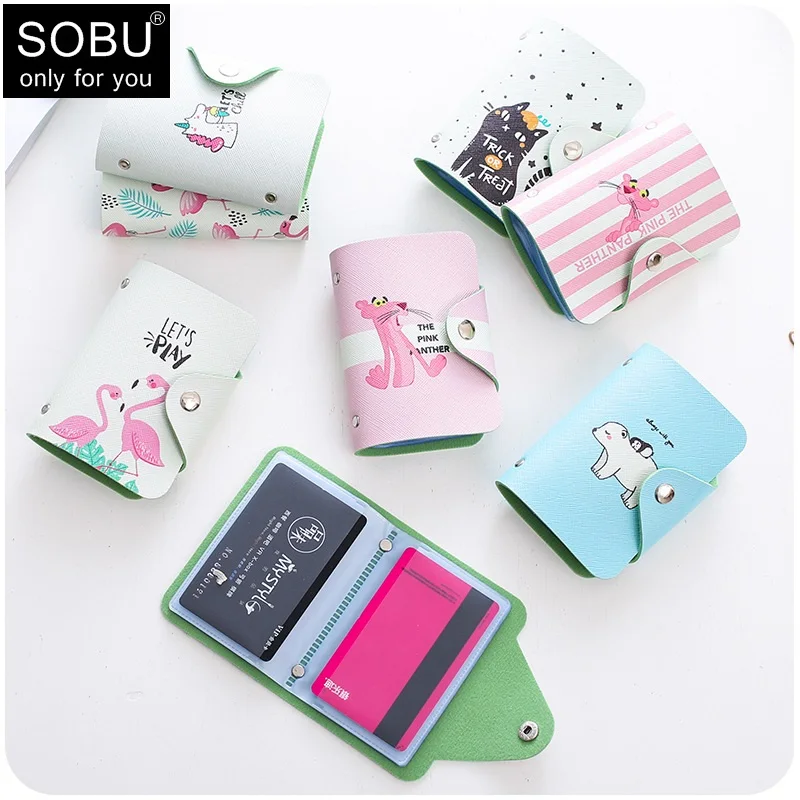 2019 Fashion PU Function 20 Bits Card Case Business Card Holder font b Men b font