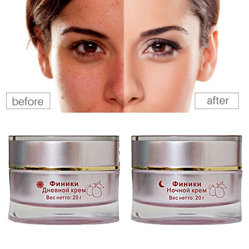 2 In 1 Jujube Whitening Moisturizing Lighten Blemish Anti-Aging Anti-Wrinkle Cream Skin Care